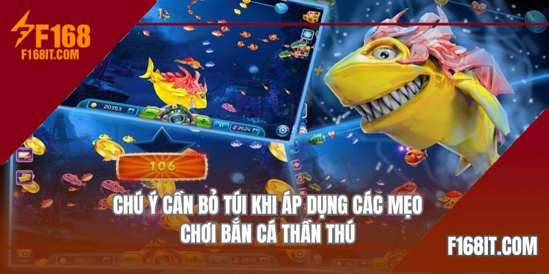 Cần chú ý gì khi áp dụng mẹo chơi bắn cá thần thú 